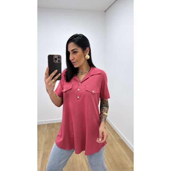 Camisa Emma Goiaba
