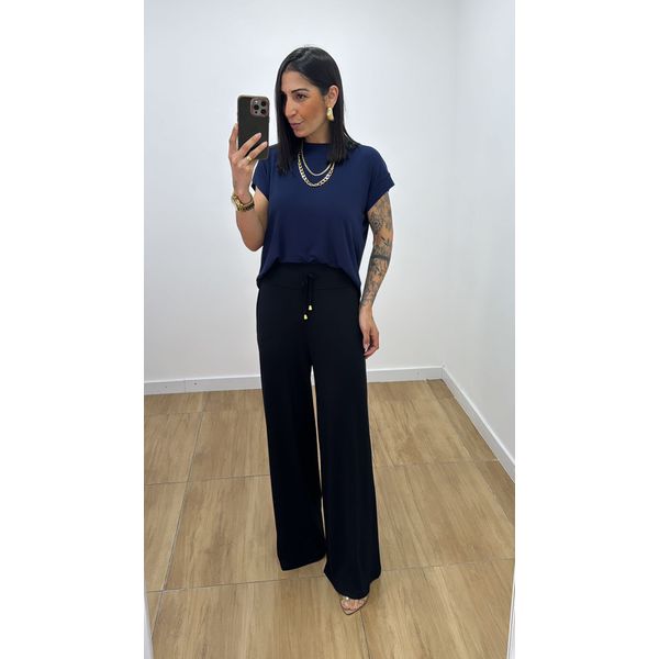 Calça Paloma Preta Lisa