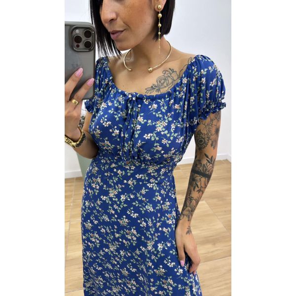 Vestido rosa azul outlet