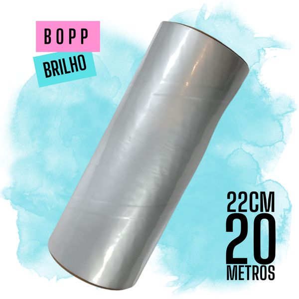 Bobina de BOPP Brilho 22mmx100m