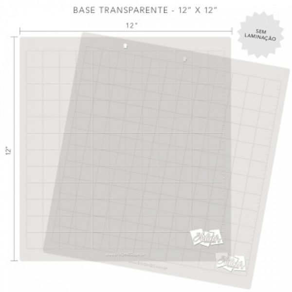 Base De Corte Para Silhouette 30,5x30,5 Transparente