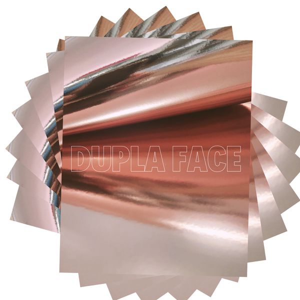 Papel Lamicote Dupla Face RoseGold