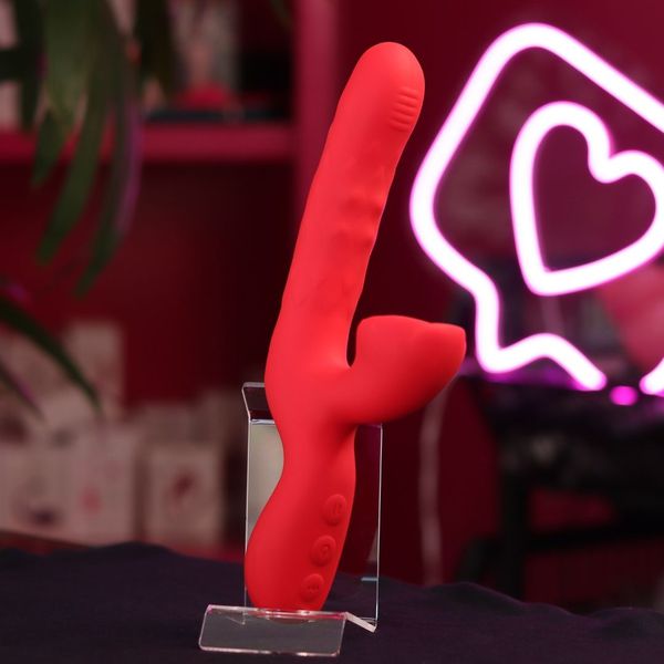 Minnie - Vibrador De Ponto g e Clitóris Com Vai e Vem De Anel - Dedilhar / Vem Cá
