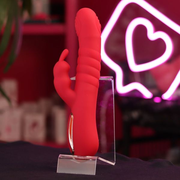 Red Rabbit - Vibrador De Ponto g e Clitóris Com Tapping / Vai e Vem