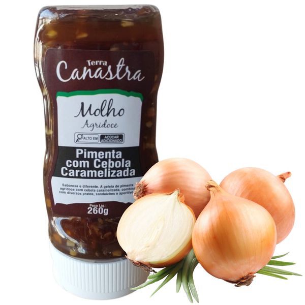 Geleia de Pimenta com Cebola Caramelizada Uai Red Pepper Pote Plástico com 260 Gramas