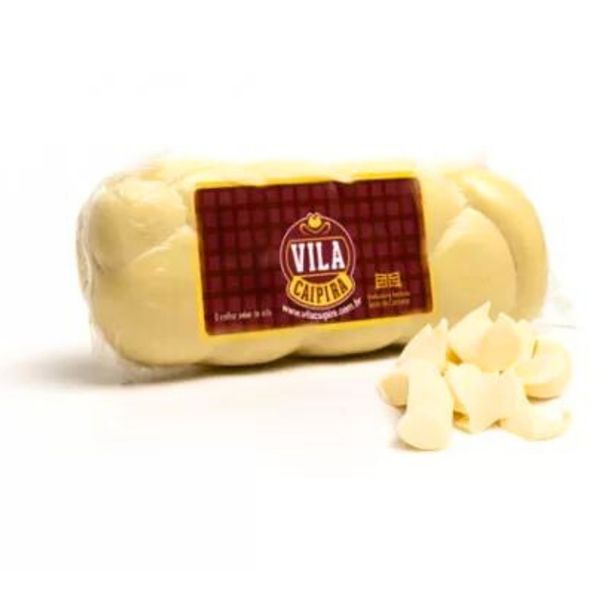 Queijo Trança Branca Com Alho Vila Caipira