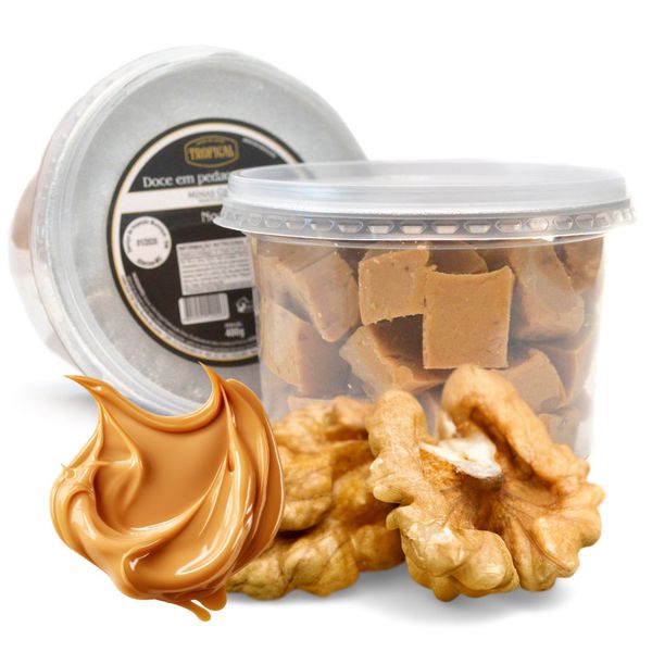 Doce de Leite de Pedaços Tropical Com Nozes 400 gramas