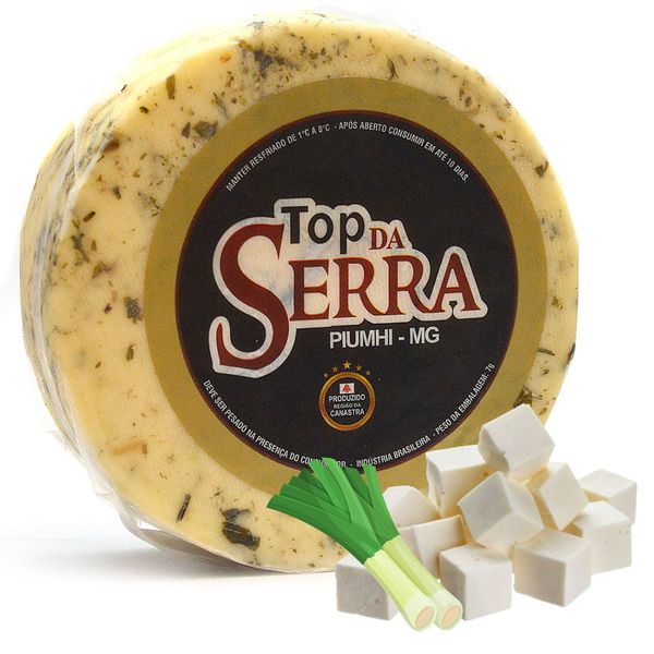 Queijo Minas Padrão com Alho Poró da Serra da Canastra