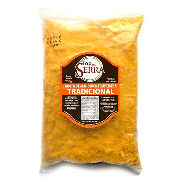 FAROFA TEMPERADA TRADICIONAL