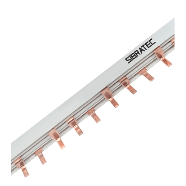 BARRAMENTO PENTE TRIFASICO 54P 63A (3 DENTES) SIBRATEC