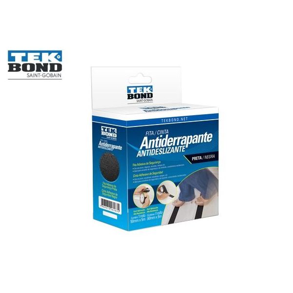 FITA ANTIDERRAPANTE PRETA 50MMX5M 21161050501 SAINT GOBAIN