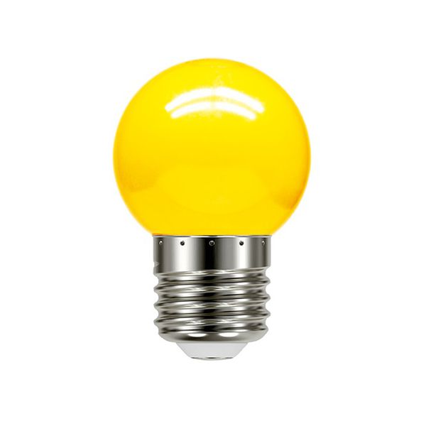 LÂMPADA LED BOLINHA AMARELA 1W 220V 4542 TASCHIBRA