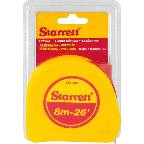 TRENA DE AÇO 26" 8 METROS TS1-8ME STARRETT