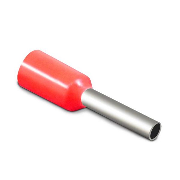 TERMINAL PRE-ISOL. TIPO TUBULAR VERMELHO 1,0MM SIBRATEC