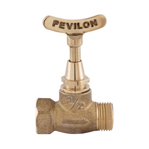 REGISTRO DE PRESSÃO FXM COM CHAVETA AMARELO VEDANTE 3/4" (1400) 989 PEVILON