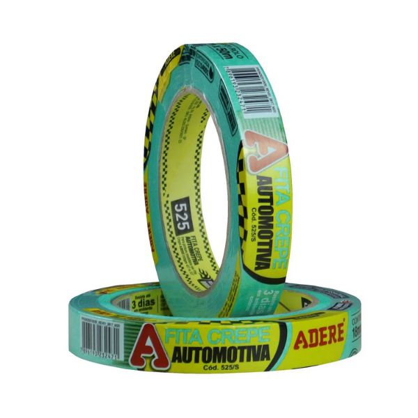 FITA CREPE AUTOMOTIVA VERDE 18MMX50M 525 ADERE