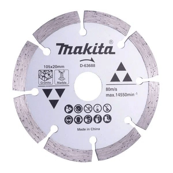 DISCO DIAMANTADO SEGMENTADO 20X105MM D-63688 MAKITA