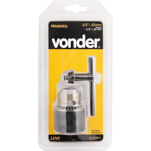 MANDRIL LEVE 13MM-1/2" ROSCA 1/2" 66.70.013.120 VONDER