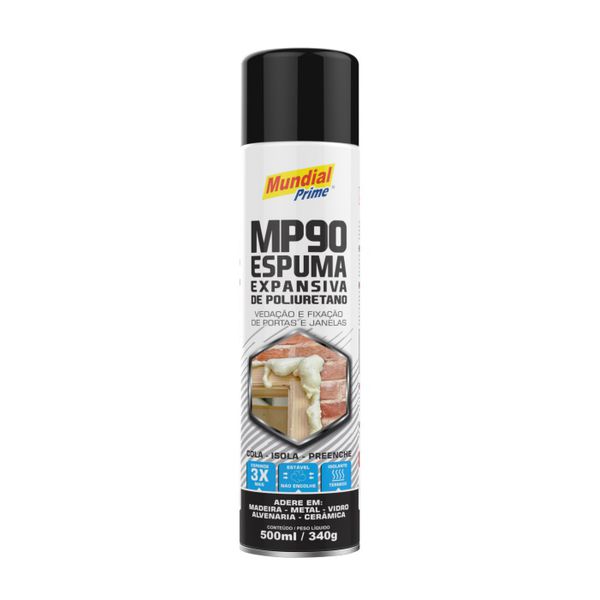 ESPUMA EXPANSIVA PU MP90 500ML MUNDIAL PRIME