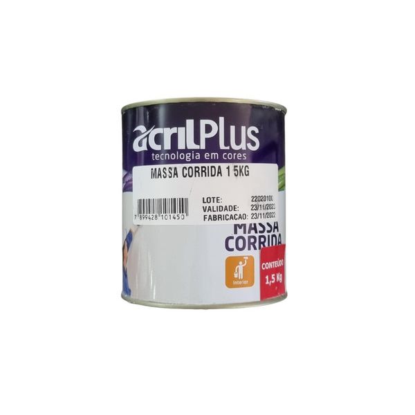 MASSA CORRIDA 1.5KG ACRILPLUS