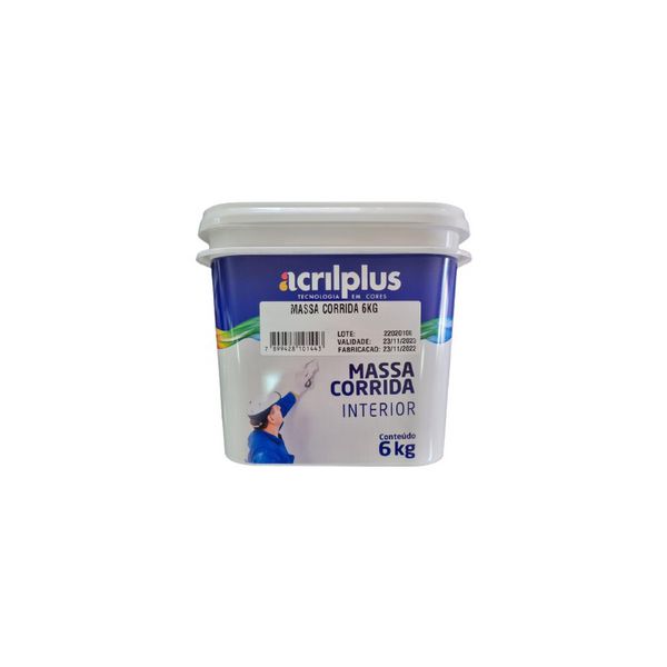 MASSA CORRIDA 6 KG ACRILPLUS