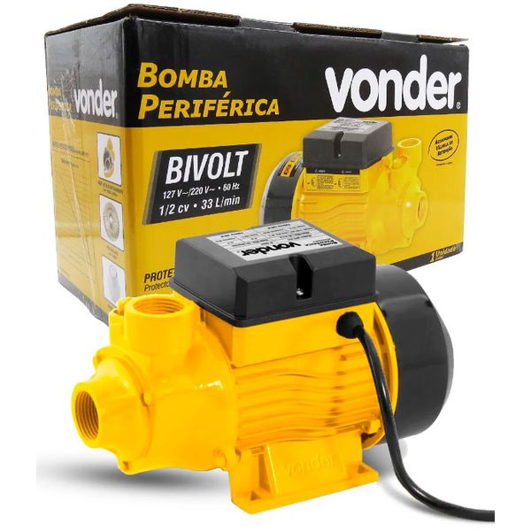 BOMBA PERIFÉRICA 1/2CV BPV375 BIVOLT 66.86.100.012 VONDER