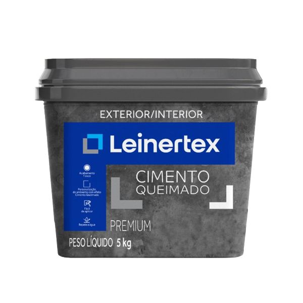 CIMENTO QUEIMADO TUNEL DE PEDRA 5 KG 63GL563 LEINERTEX