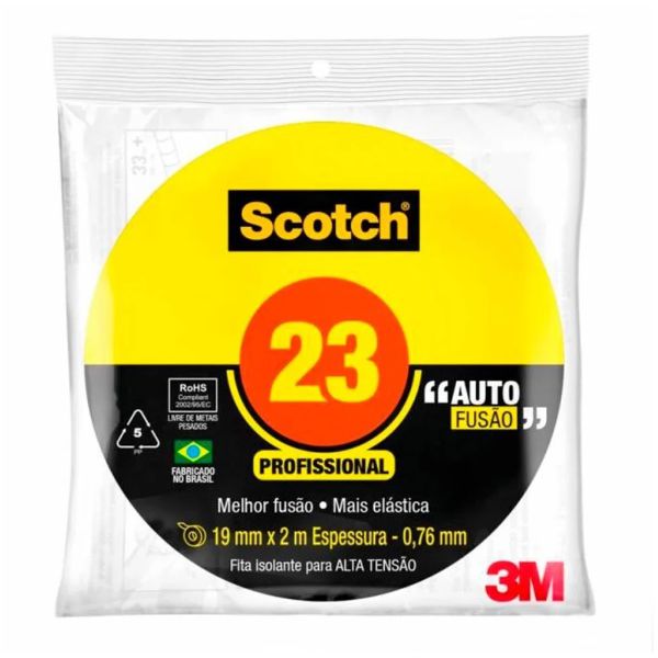 FITA ISOLANTE AUTO FUSÃO 19MMX2M 3M
