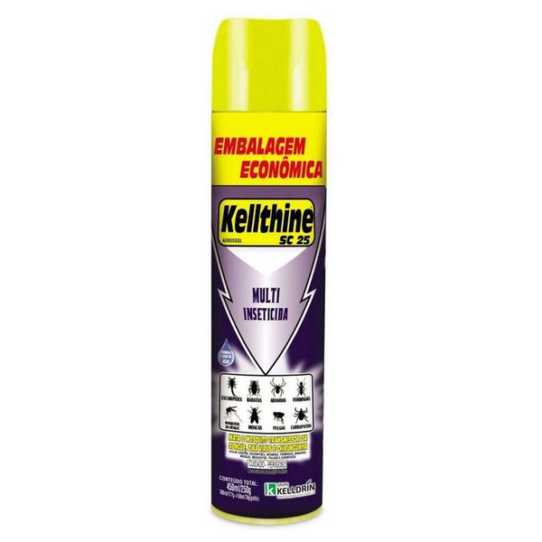 INSETICIDA AEROSSOL KELLTHINE SC25 450 ML KELLDRIN