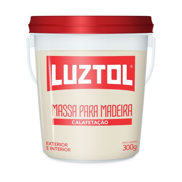 MASSA CALAFETAR MADEIRA BRANCA 300 GR 980.54-B0.3 LUZTOL