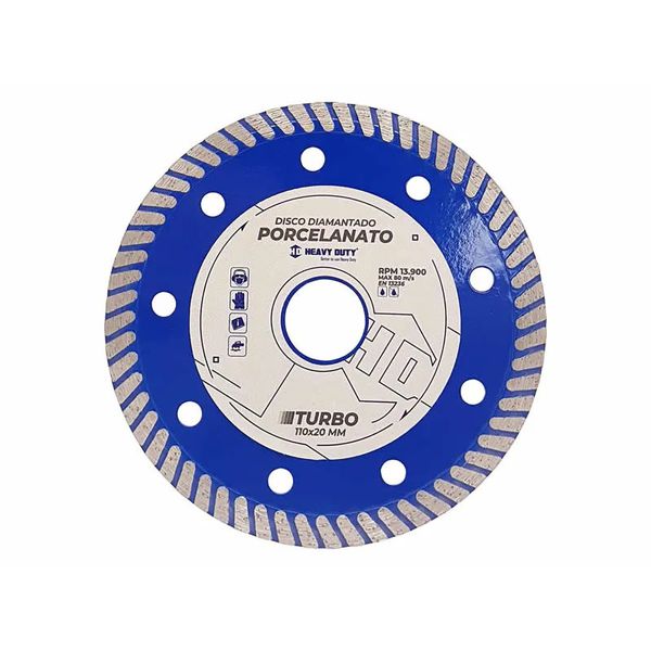 DISCO DIAMANTADO TURBO 110X20MM 122836 HEAVY DUTY