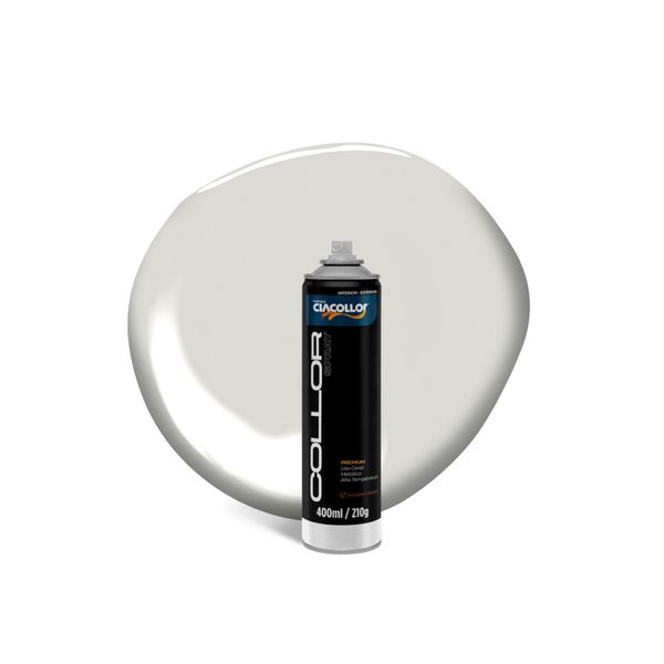 TINTA COLLOR SPRAY ALTA TEMPERATURA BRANCO 210GR 400ML CIACOLLOR
