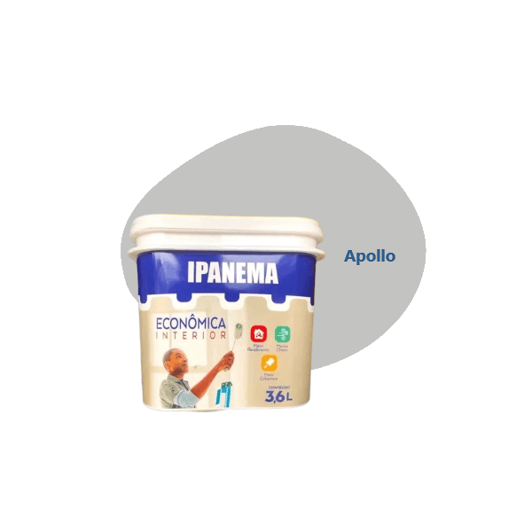 TINTA ECONÔMICA IPANEMA APOLLO 3,6 LITROS ACRILPLUS