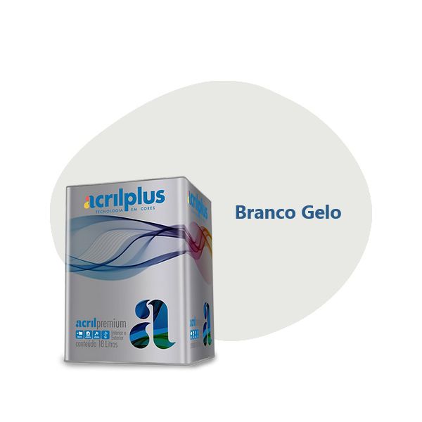 TINTA PREMIUM SEMI BRILHO BRANCO GELO 18 LITROS ACRILPLUS
