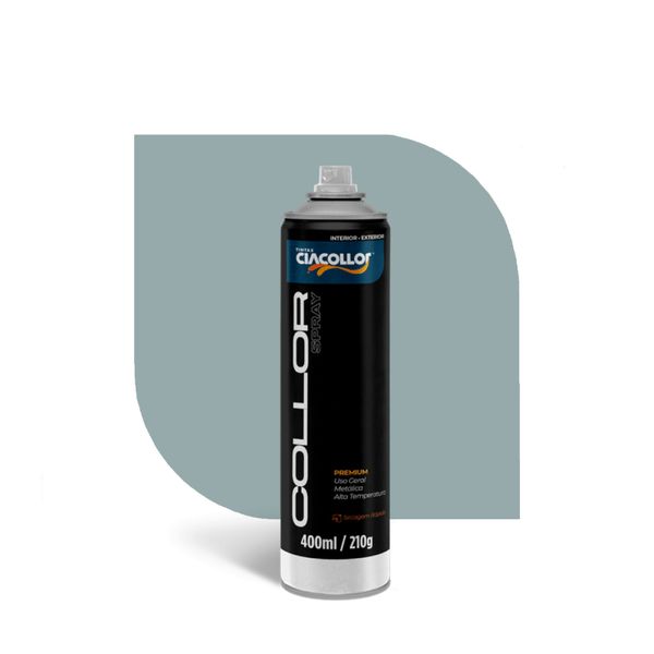 TINTA COLLOR SPRAY METÁLICO CROMADA 210GR 400ML CIACOLLOR