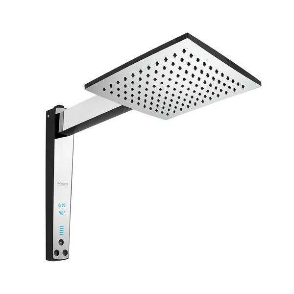CHUVEIRO ACQUA CENTURY DIGITAL BLACK/CROMADO 7500W 220V 7510628 LORENZETTI
