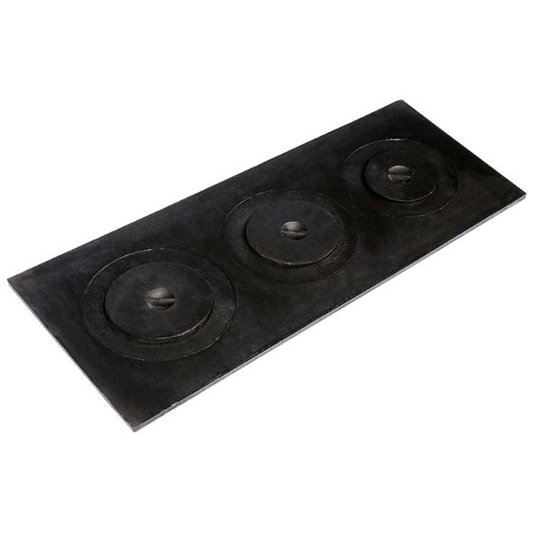 CHAPA PARA FOGÃO 3 FUROS (68,5X26X29,5) 000986 FUSARI