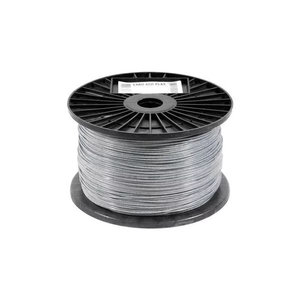 CABO DE AÇO GALVANIZADO PLASTIFICADO 3/32" BELLIFT