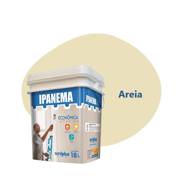 TINTA ECONÔMICA IPANEMA AREIA 18 LITROS ACRILPLUS