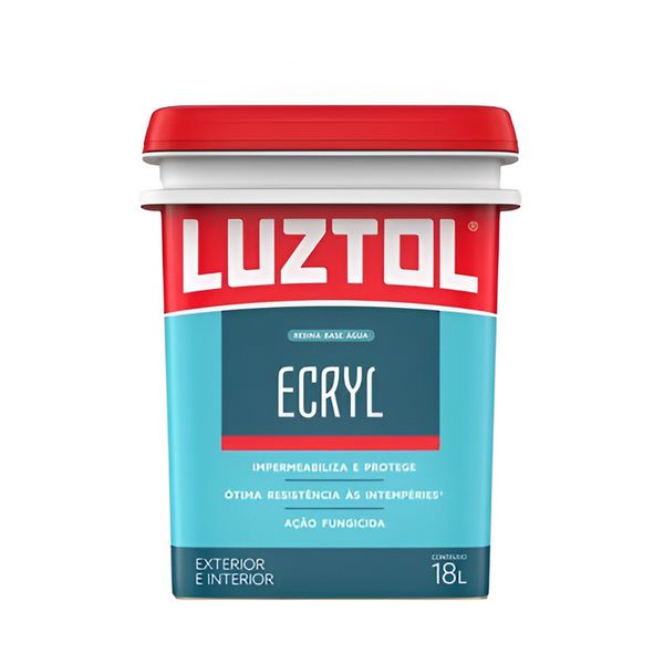 RESINA CRYL ECOLOGICA INCOLOR BRILHANTE 18 LITROS LI9000-BD18 LUZTOL