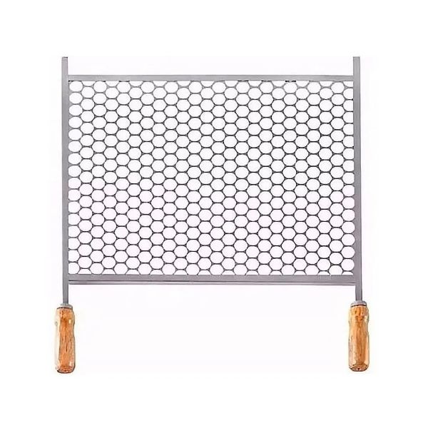 GRELHA PARA CHURRASQUEIRA INOX 50X40 RMC