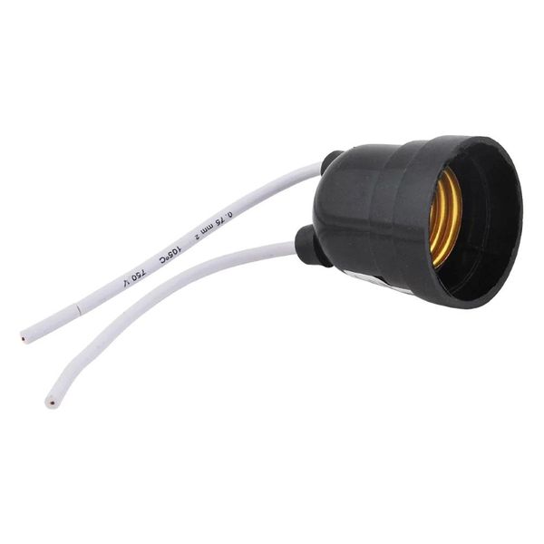SOQUETE TERMOPLÁSTICO COM RABICHO E-27 RADIAL