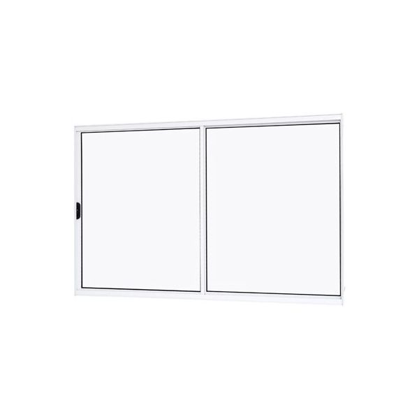 JANELA CORRER SEM GRADE 2 FOLHAS LISO SLIM FIT 120X100 41129 BRANCA RAMASSOL
