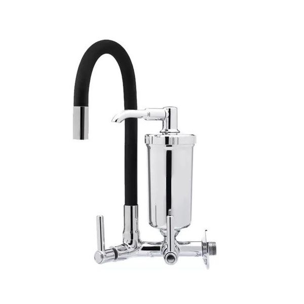 TORNEIRA FILTRO PURIFICADOR ÁGUA FLEX PRETA C-67 1/4V. 02282 ARAÚJO METAIS