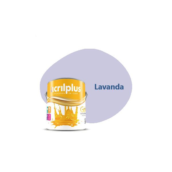 TINTA GOLD STANDARD SEMI BRILHO LAVANDA 3,6 LITROS ACRILPLUS