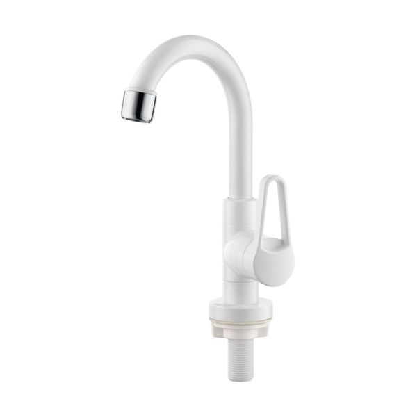 TORNEIRA LAVATÓRIO BICA MÓVEL QUARTZO 1/4V. BRANCO 2990 HERC