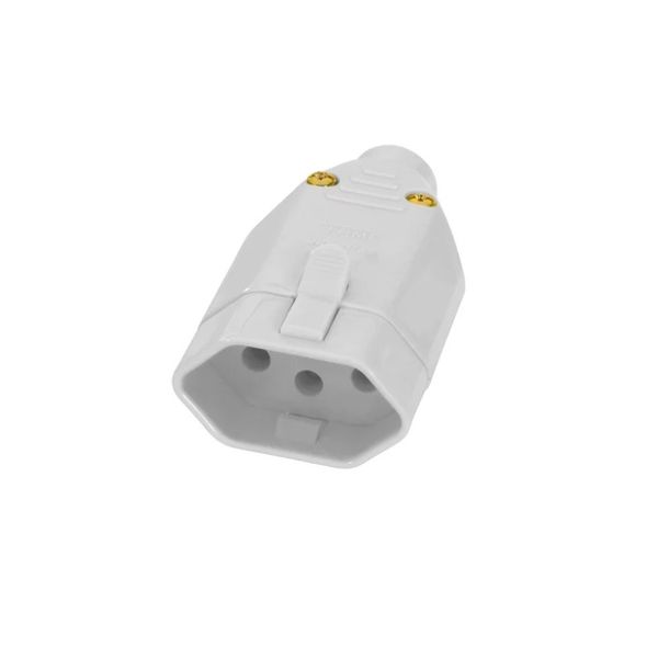 PLUG FEMEA PADRÃO CINZA 2P+T 20A 250V 08317280 FAME