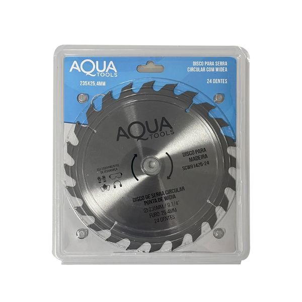 DISCO DE SERRA CIRCULAR WIDIA 7.1/4" 185X20MM 24D 12358 AQUATOOLS