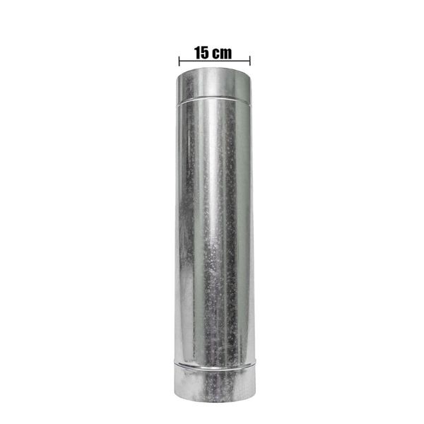 CHAMINÉ 15 CM DE DIÂMETRO MÉDIO 1 METRO 1599 METALÚRGICA DRAGÃO