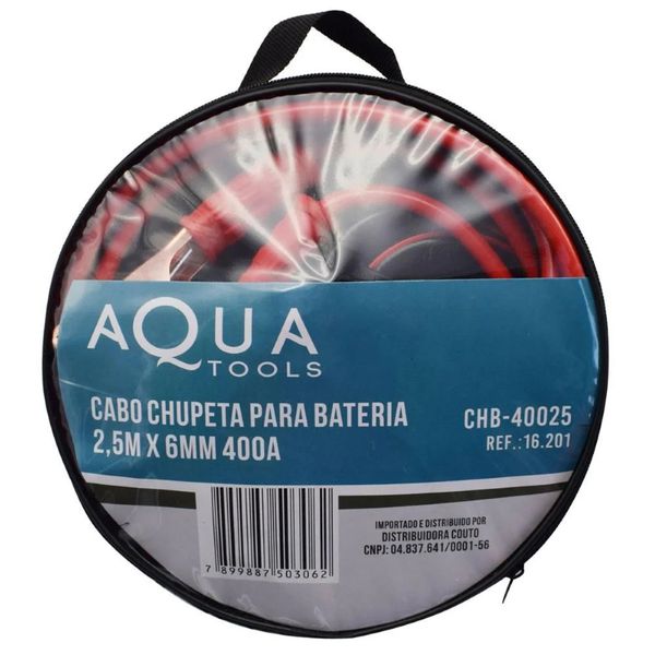 CABO PARA BATERIA CHB-40025 400A 2,5 METROS 16201 AQUATOOLS